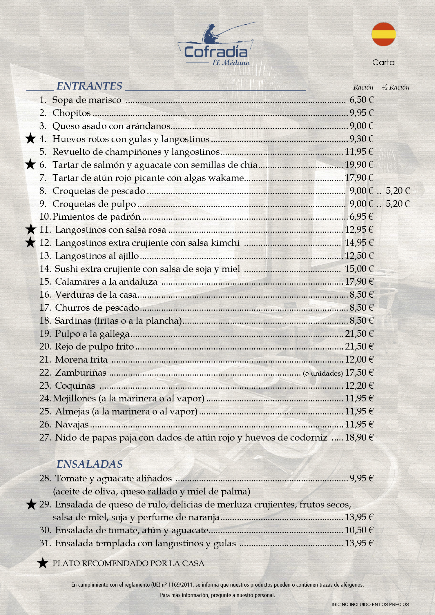 Carta Cofradía el Médano