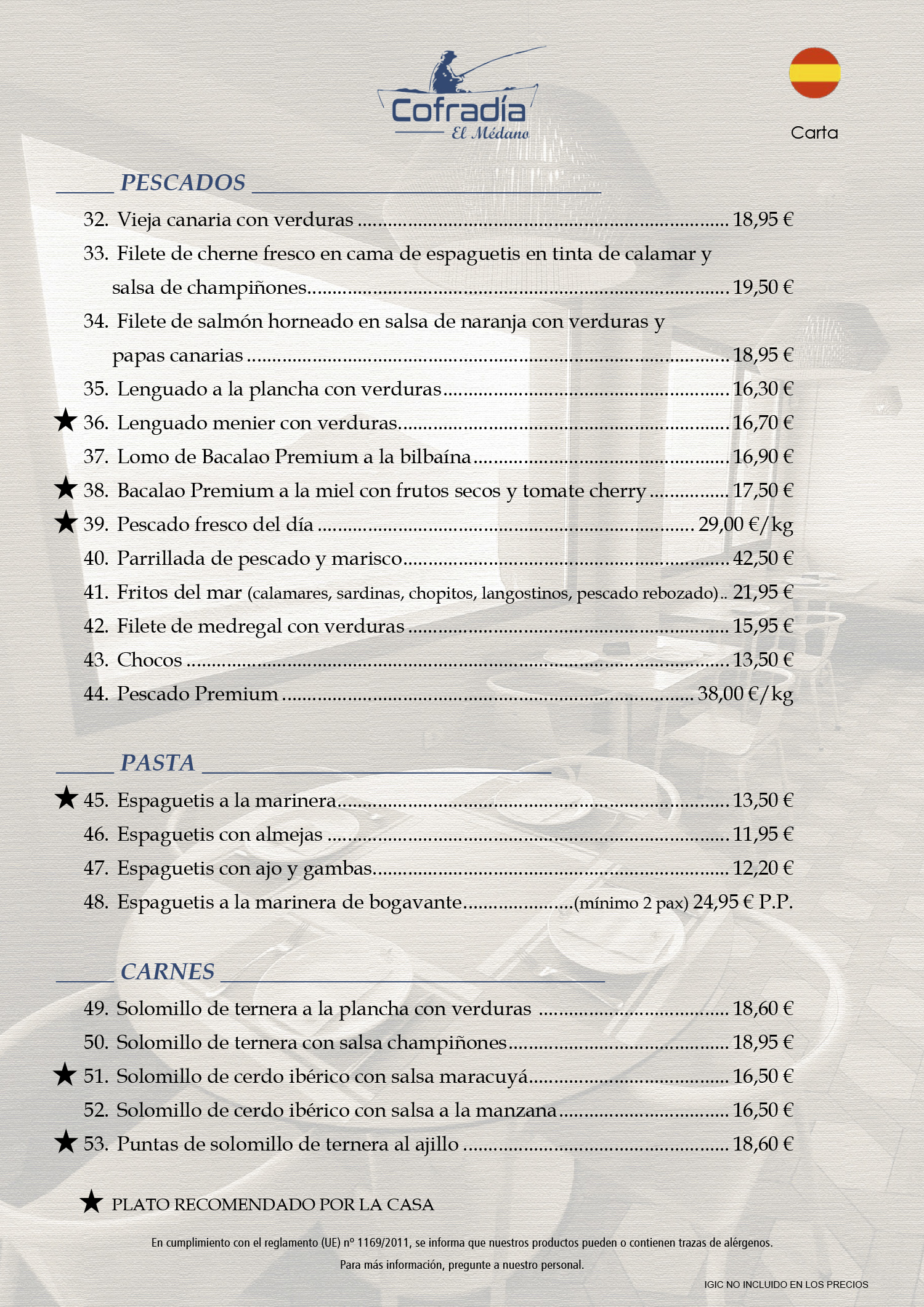 Carta Cofradía el Médano